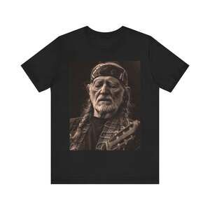 Willie Nelson Unisex Tshirt Gift For Fan